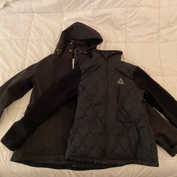 686 SMARTY 3-in-1 Spellbound Womens Jacket Black Large